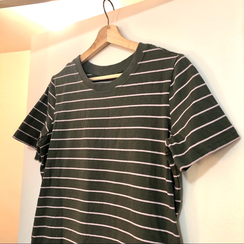 JOE FRESH green and pink striped cotton dress - Picture 5 of 7